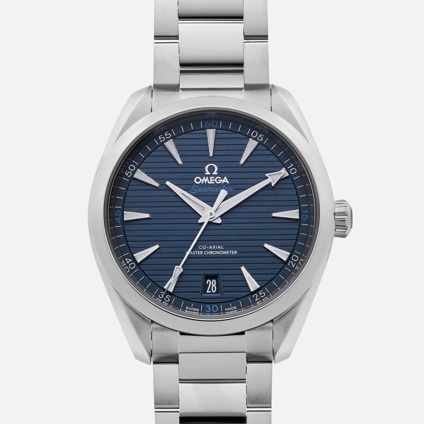 Seamaster Aqua Terra 150M Co-Axial Master Chronometer 41mm Blue Dial On Bracelet(1:1 replica)