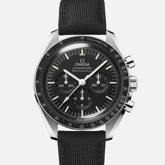Speedmaster Moonwatch Professional Co-Axial Master Chronometer Chronograph 42mm Hesalite Crystal On Strap With Caliber 3861(1:1 replica)