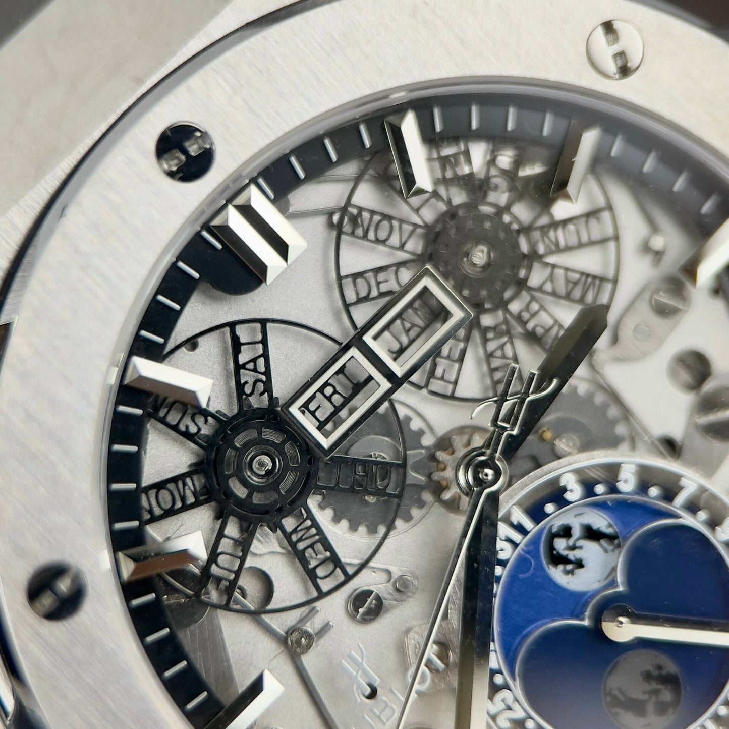 Hublot Aerofusion Moonphase Replica Watch Skeleton Mechanical 45mm