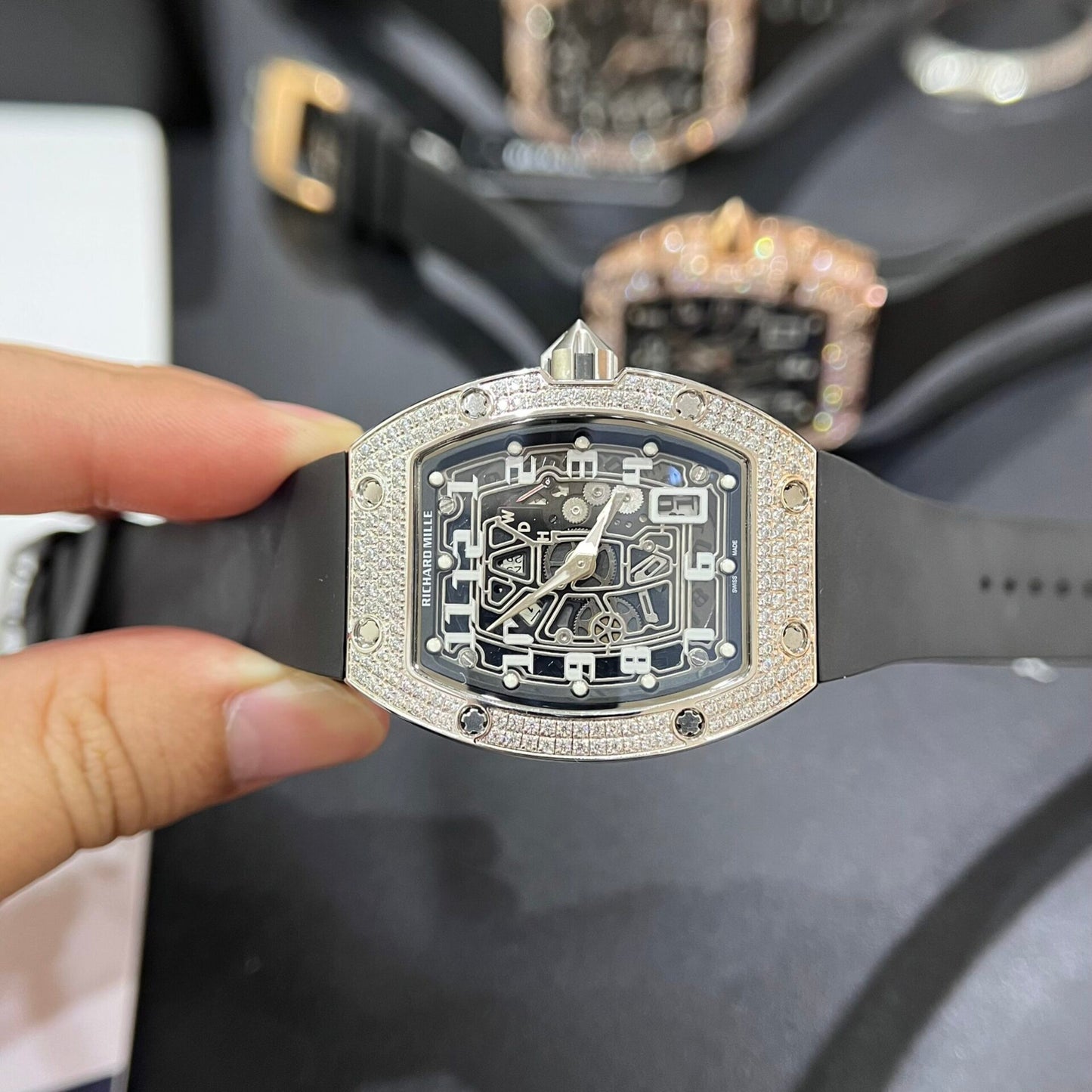 Richard Mille Replica Watch RM67-01 Rubber Strap 40mm