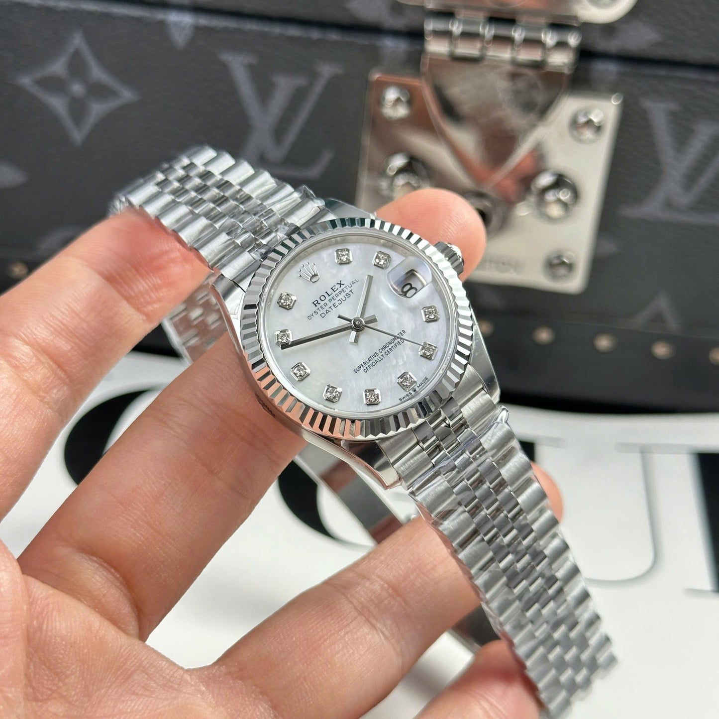 Rolex Best Copies Watch DateJust Dial Mother Of Pearl THB Factory 31mm