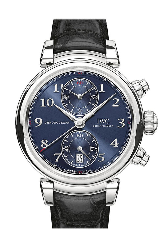 IWC Da Vinci Blue Dial Automatic Men's Chronograph Watch IW393402(1:1 replica)