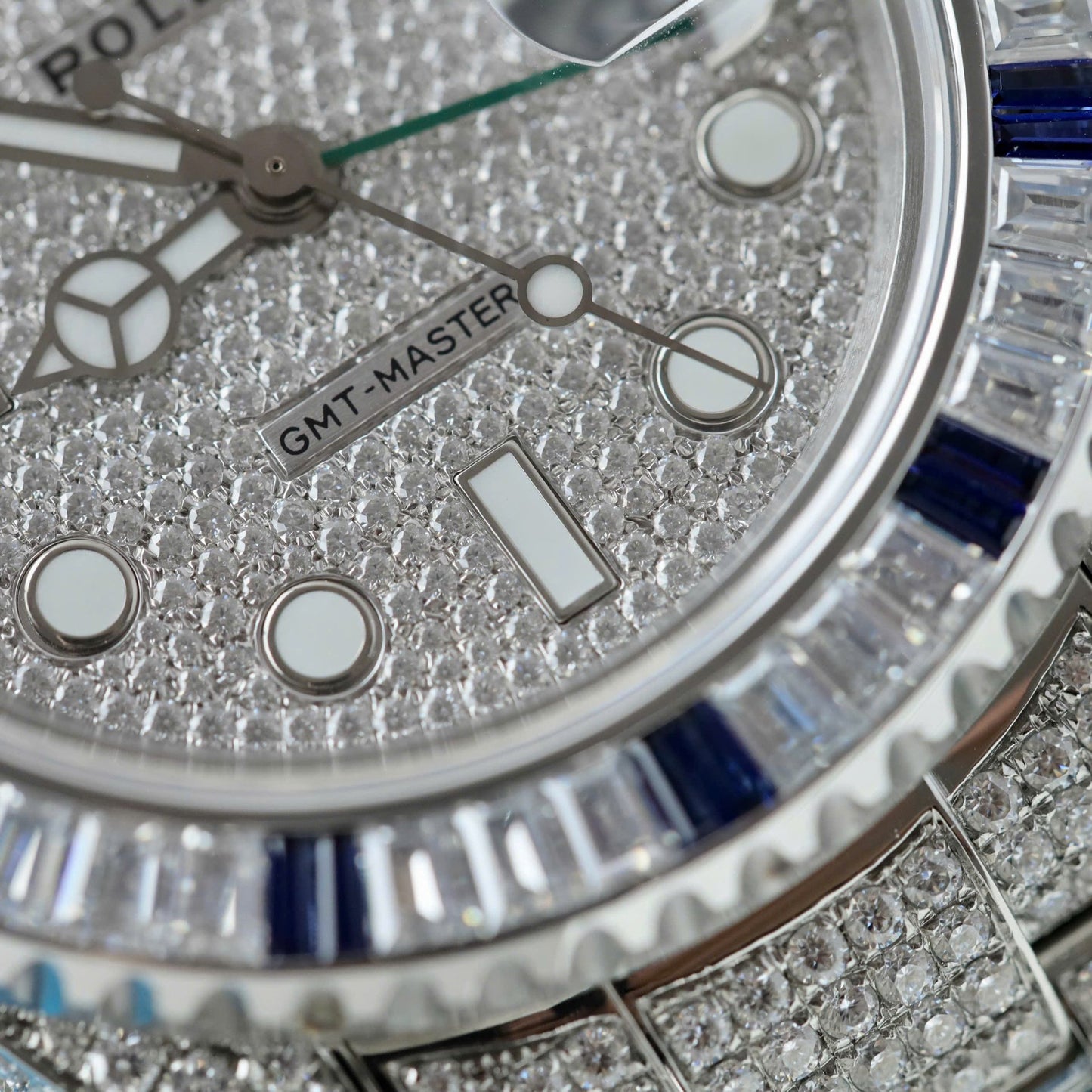Rolex GMT-Master II Replica Watch Sapphire + Diamonds Moissanite 40mm