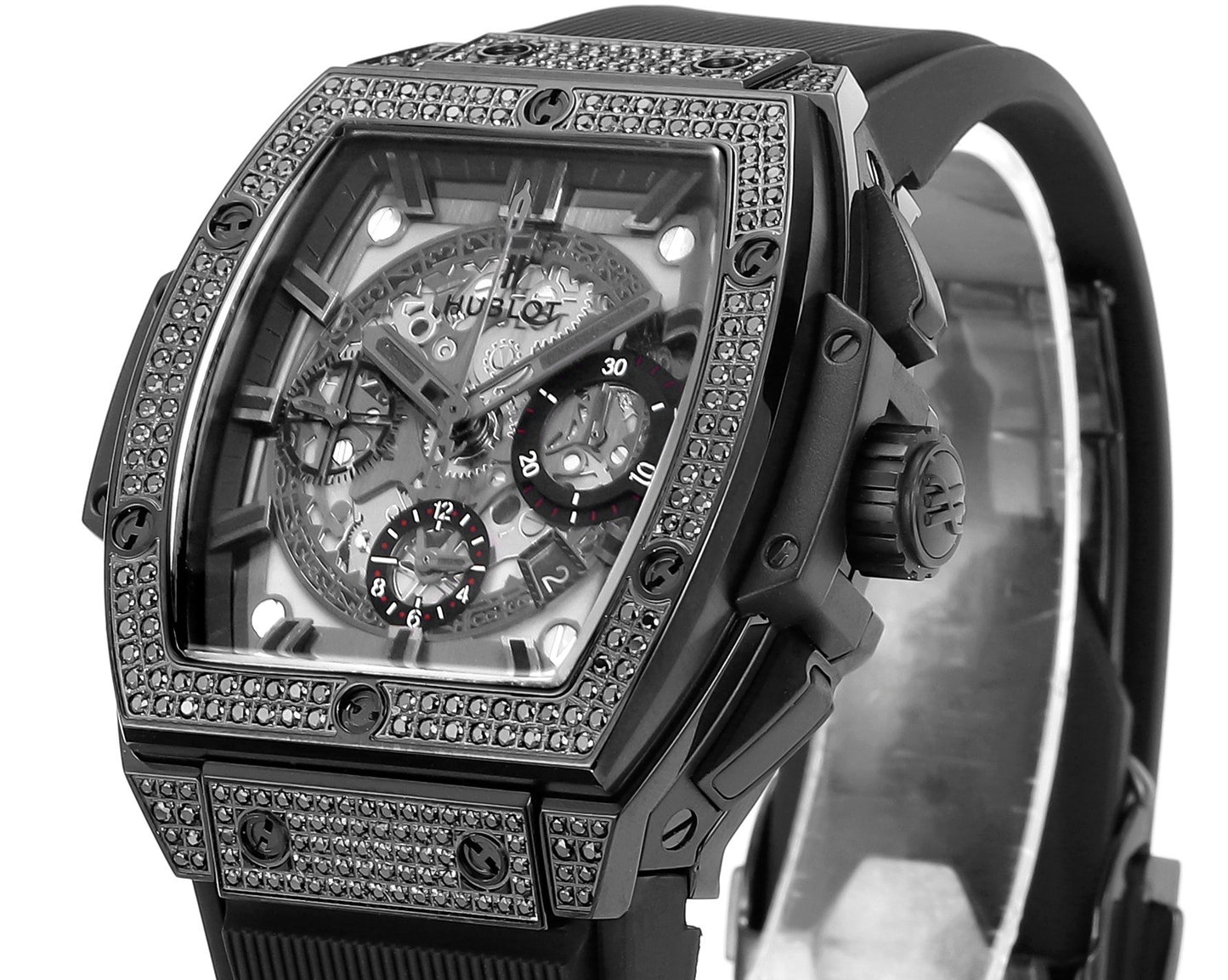 Hublot SPIRIT OF BIG BANG Chronograph, 45 mm Textured rubber strap(1:1 replica)
