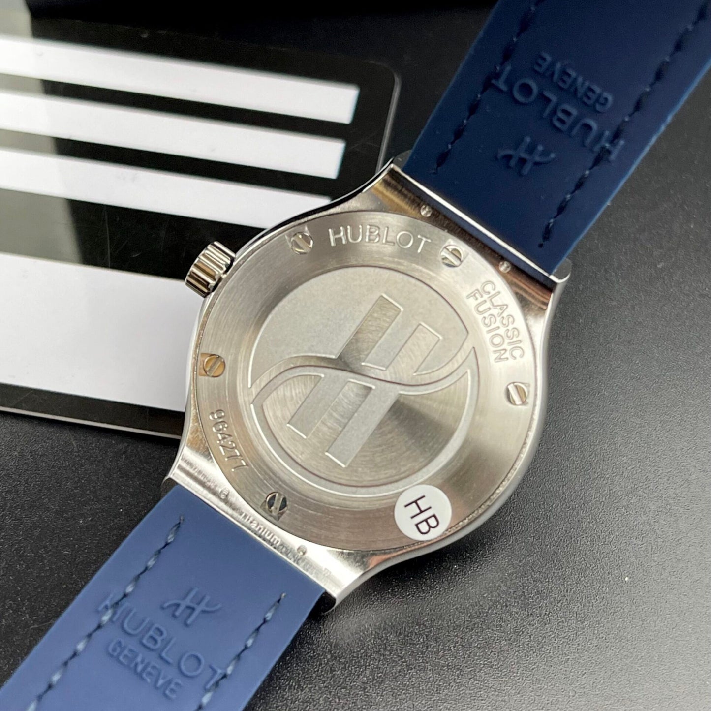 Hublot Replica Watch Classic Fusion Womens Blue Dial HB Fatory 33mm