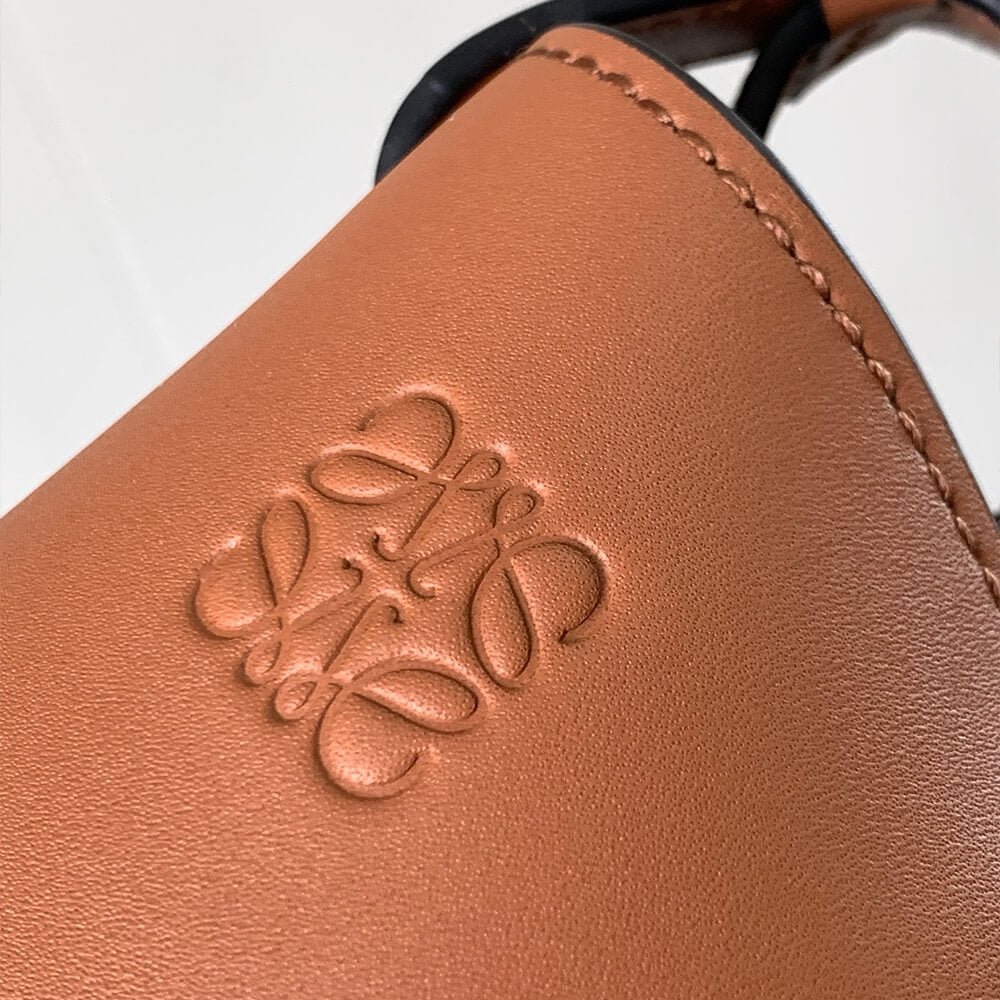 Loewe Small Gate bag in soft calfskin and jacquard