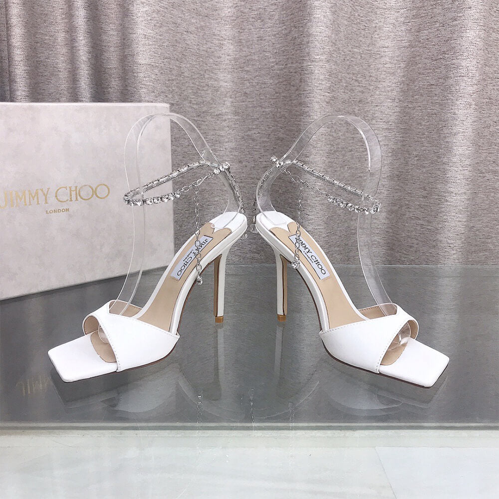 JIMMY CHOO Saeda Sandal 100