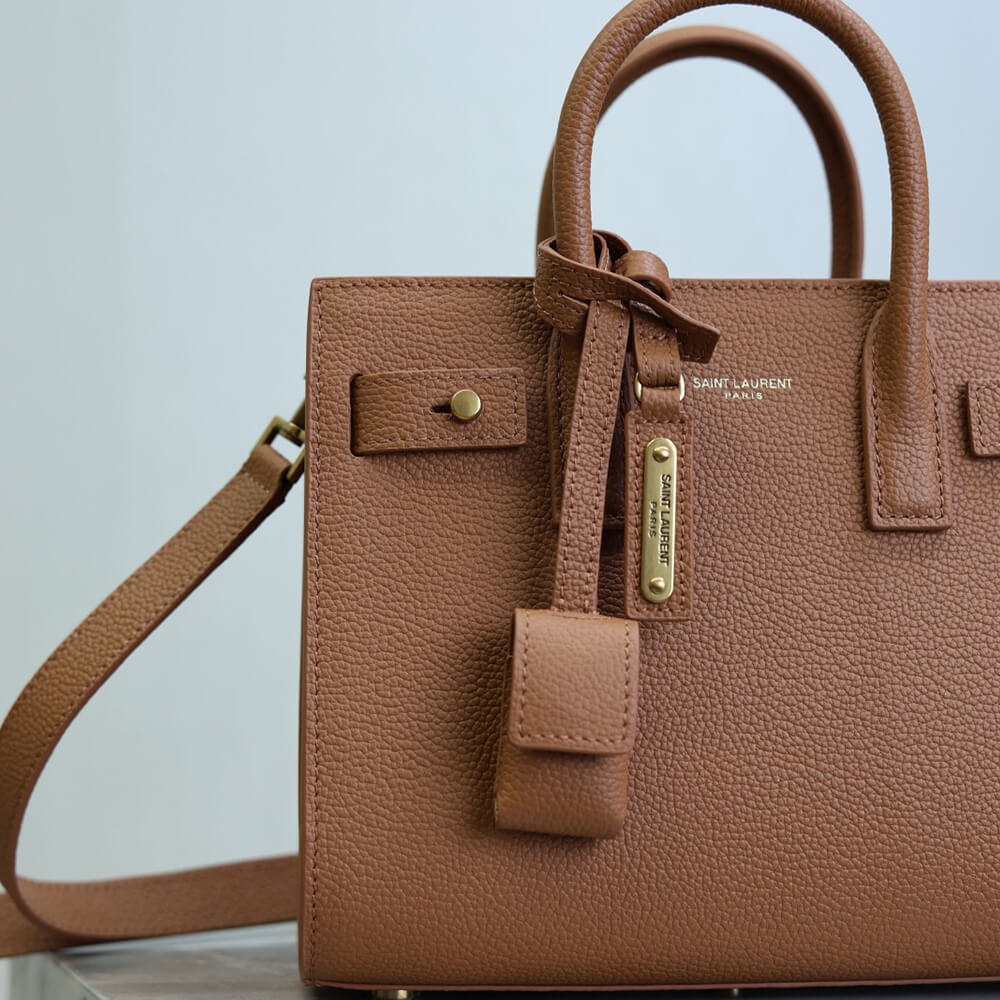 YSL SAC DE JOUR IN SMOOTH LEATHER   NANO(HIGH-END GRADE)