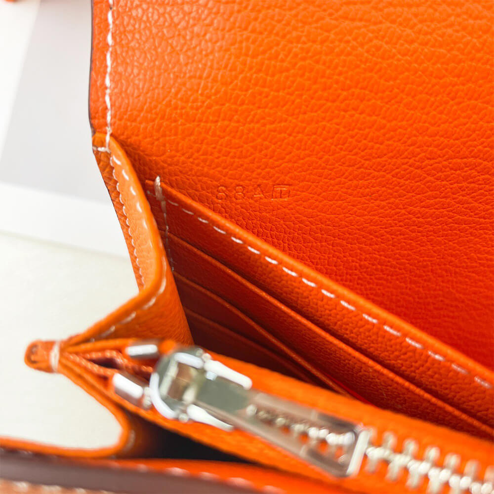 HERMES New H Passant Toutenmain wallet(HIGH-END GRADE)