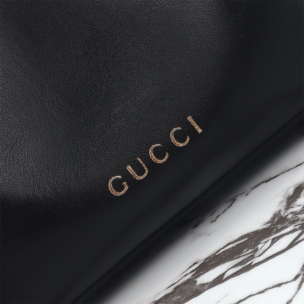 GG Emblem mini bucket bag