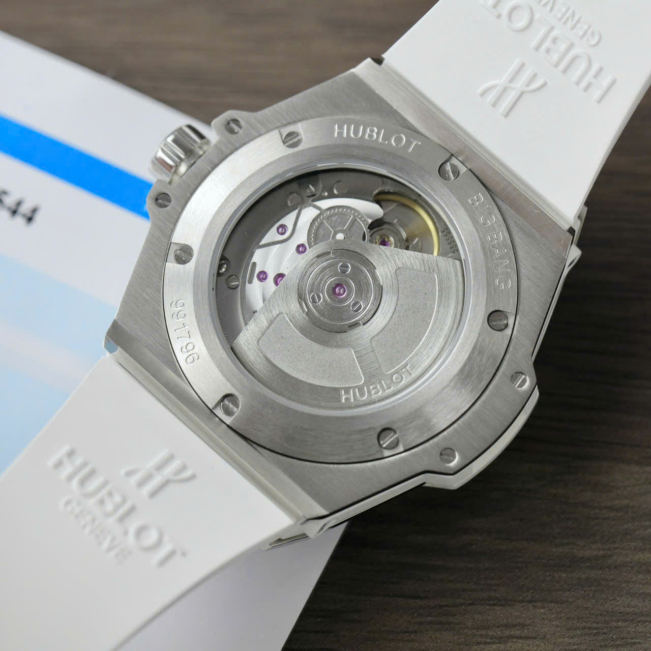 Hublot Big Bang One Click Titanium Customs Moissanite Diamonds Bezel Replica Watch 39mm