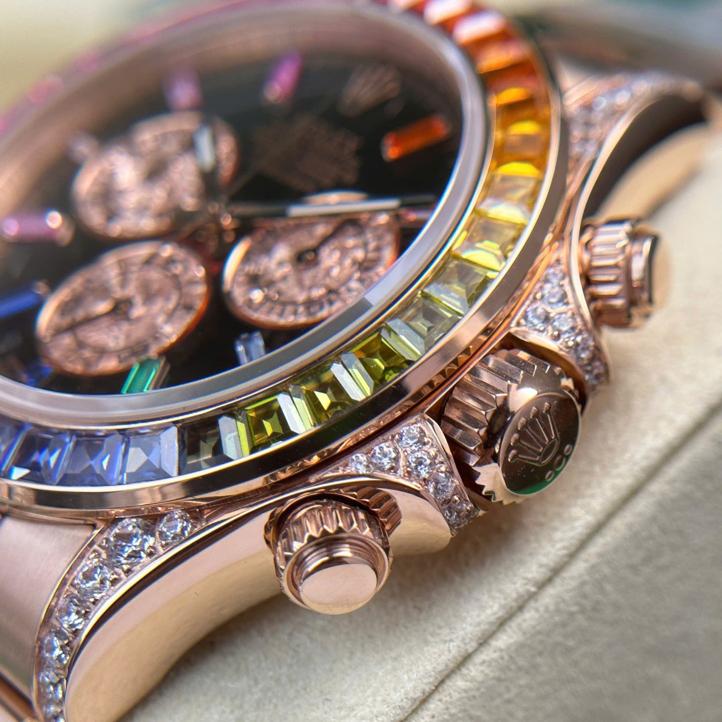 Rolex Cosmograph Daytona Rainbow 116595 Best Replica Watch BT Factory 40mm