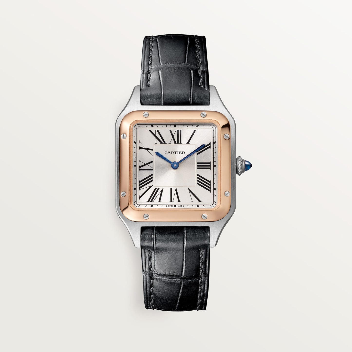fake cartier watch Santos-Dumont small model high autonomy quartz movement(1:1 replica)