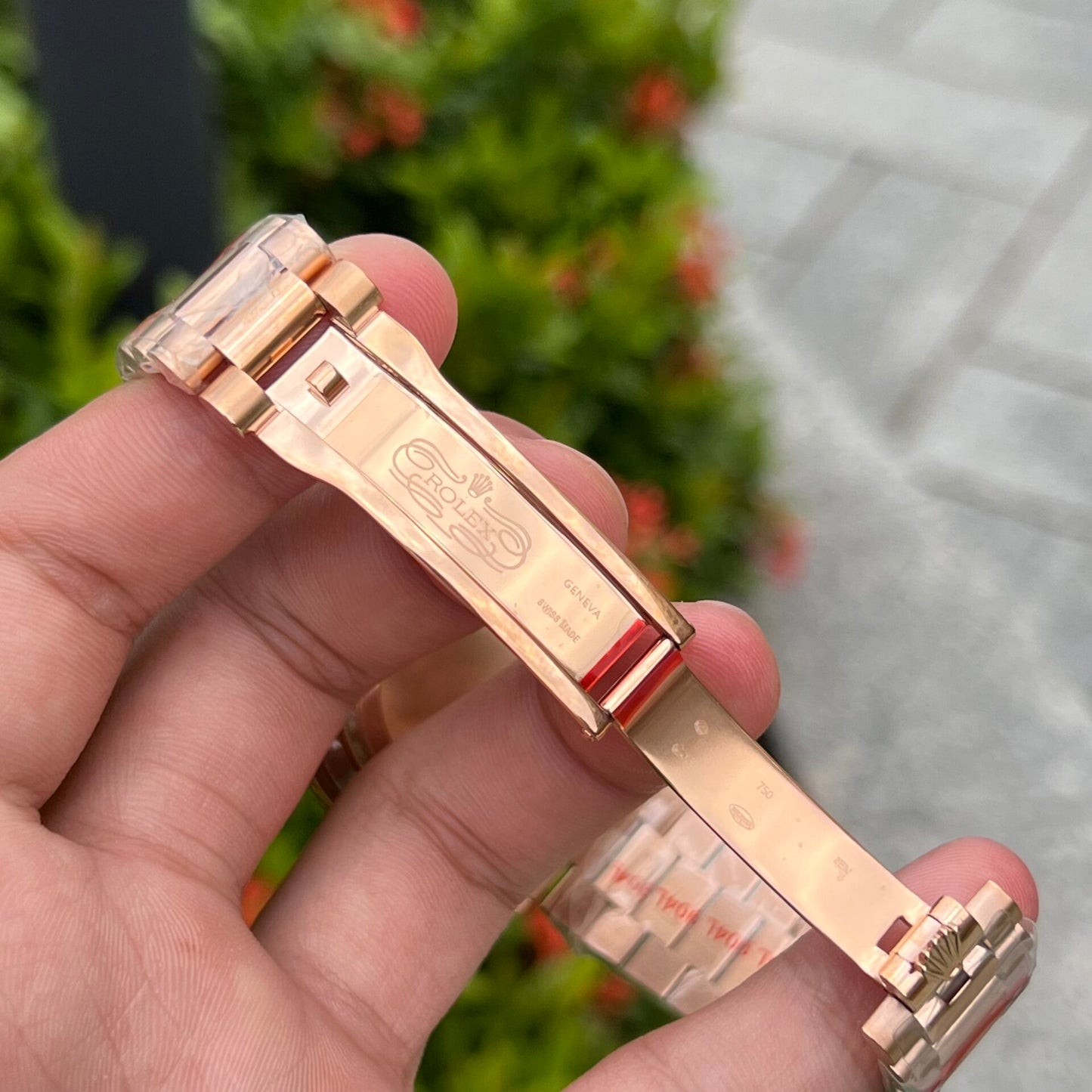 Rolex Day-Date Rose Gold Best Replica Watch White Dial 40mm