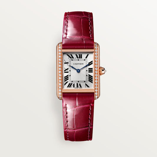Tank Louis fake cartier watch small model Manufacture mechanical movement with manual winding(1:1 replica)