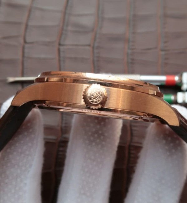 Replica IWC Portuguese Tourbillon Power Reserve Moonphase RG White Dial