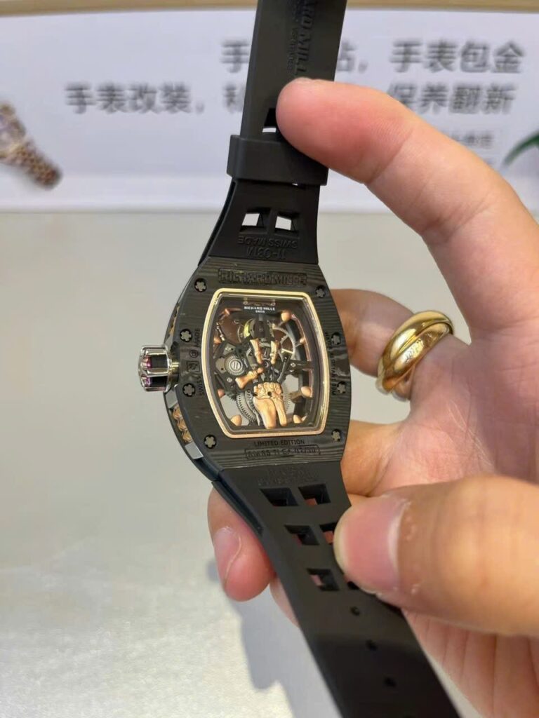 Richard Mille RM66 Custom Tourbillon Carbon 18K Gold Wrapped VIP 42.7mm