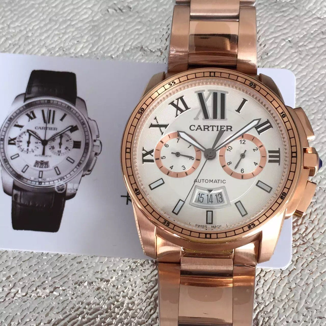 Cartier Calibre Chronograph Men's Watch(1:1 replica)