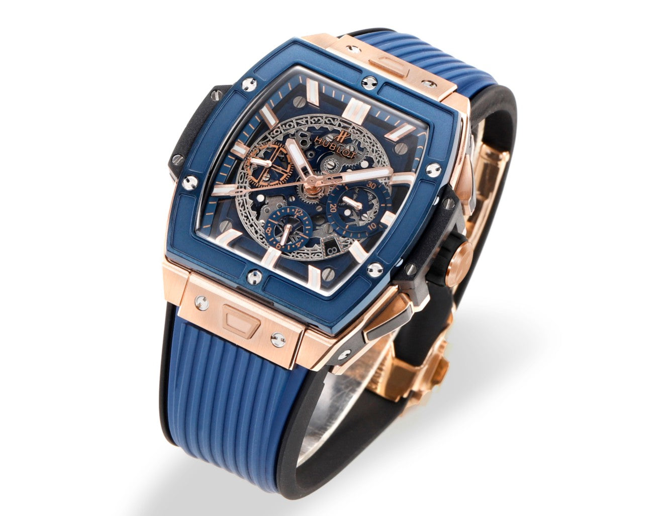 Hublot Spirit of Big Bang Textured Rubber Strap(1:1 replica)