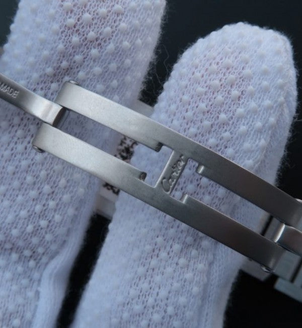 Replica Cartier Tank Francaise Ladies Whtie Dial SS Bracelet Ronda Quartz