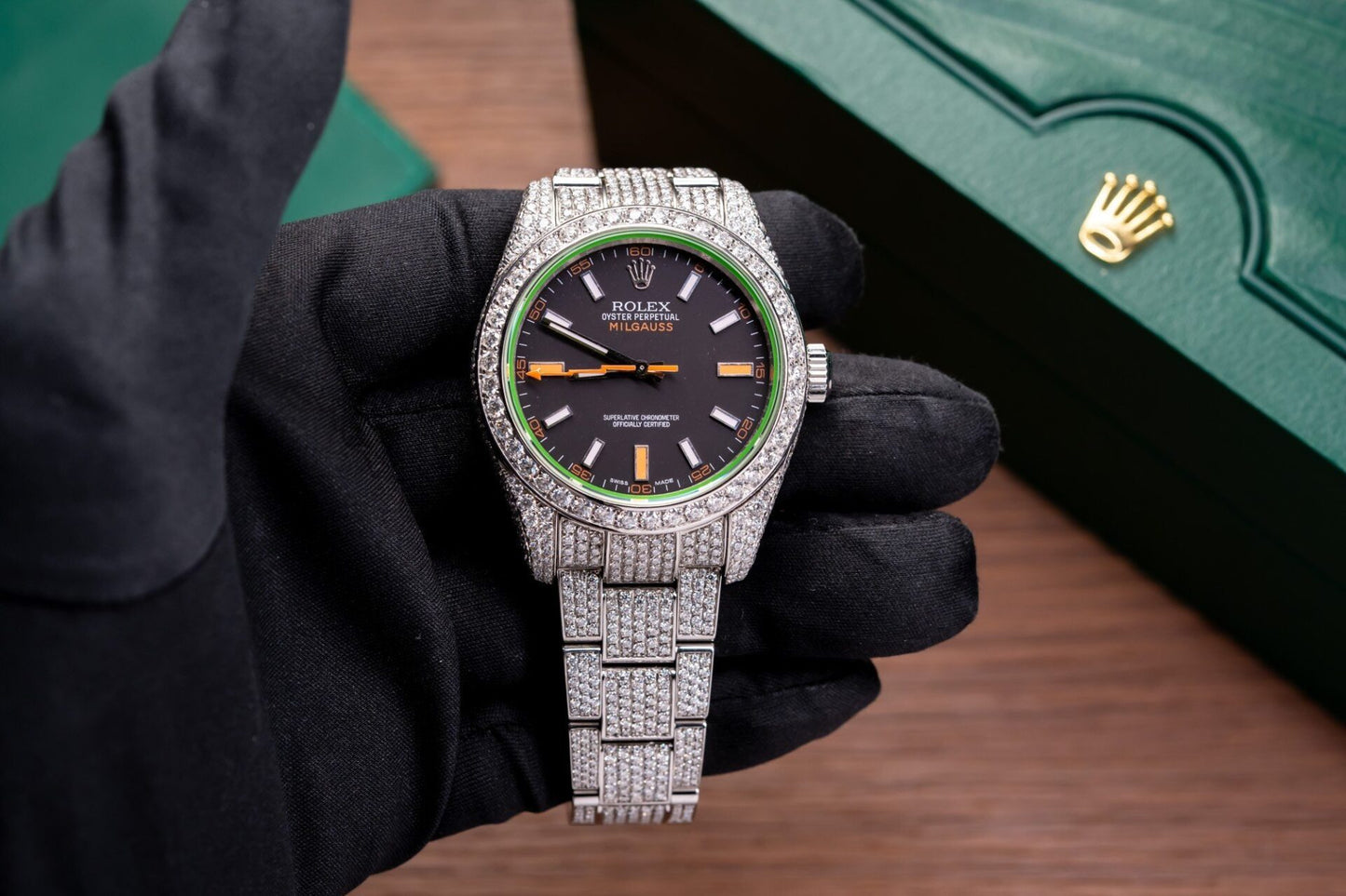 Rolex Best Replica Watch With Moissanite Diamond Hong Kong 41mm