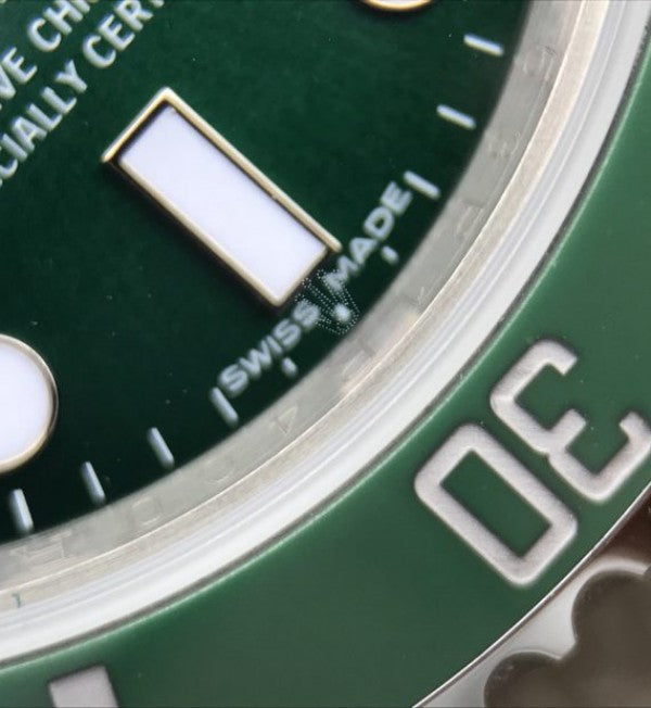 Replica Rolex Submariner 116610 LV Green Ceramic V7 Noob A3135