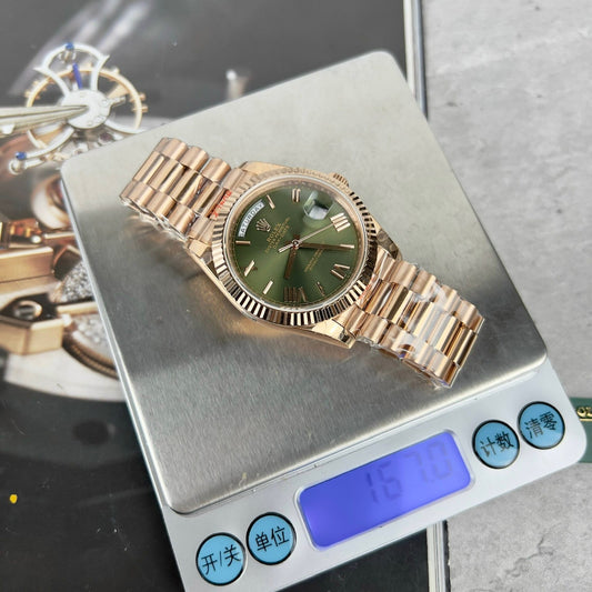 Rolex Day-Date 228235 Green Dial Replica Watch GM Factory 40mm