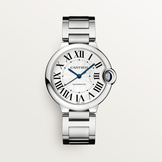 Fake Cartier Watch Ballon Bleu de Cartier Steel 36mm Silver Dial WSBB0048 mechanical movement 3KF(1:1 replica)