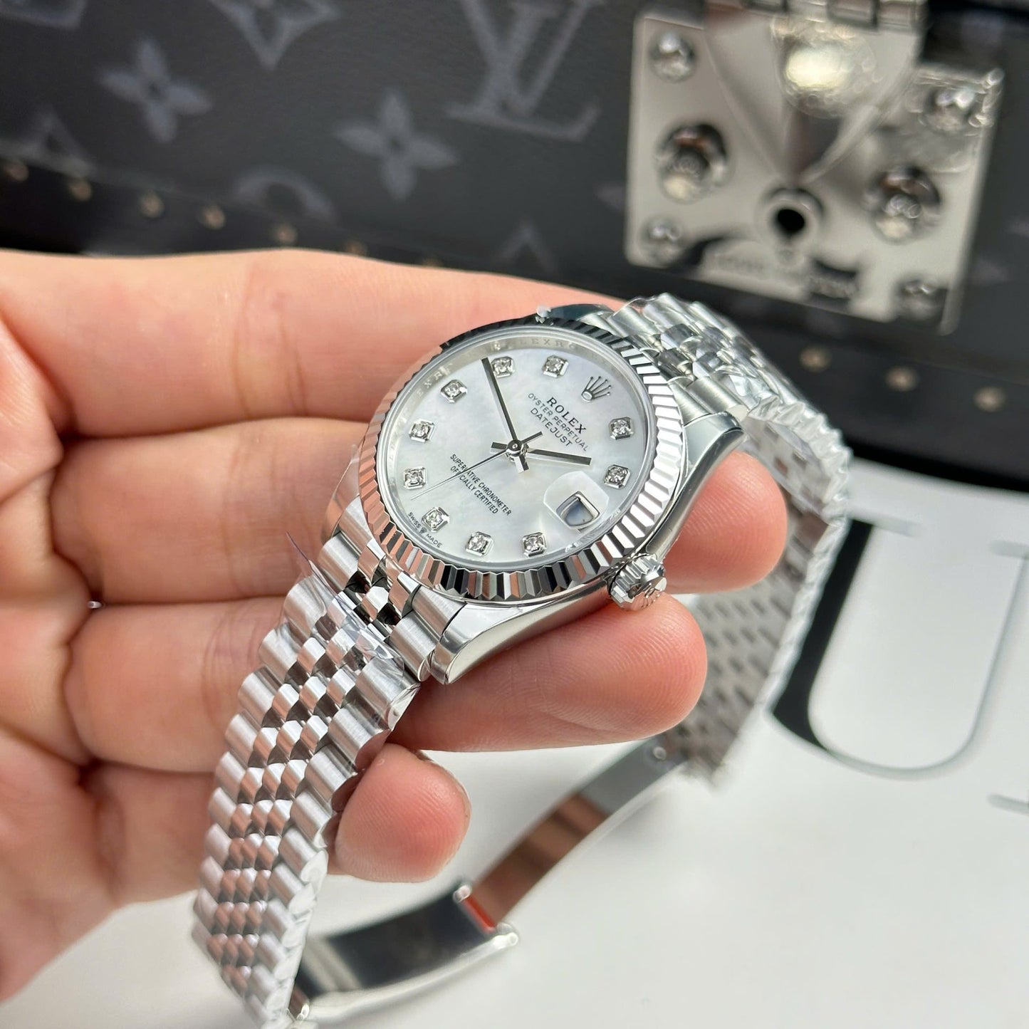 Rolex Best Copies Watch DateJust Dial Mother Of Pearl THB Factory 31mm
