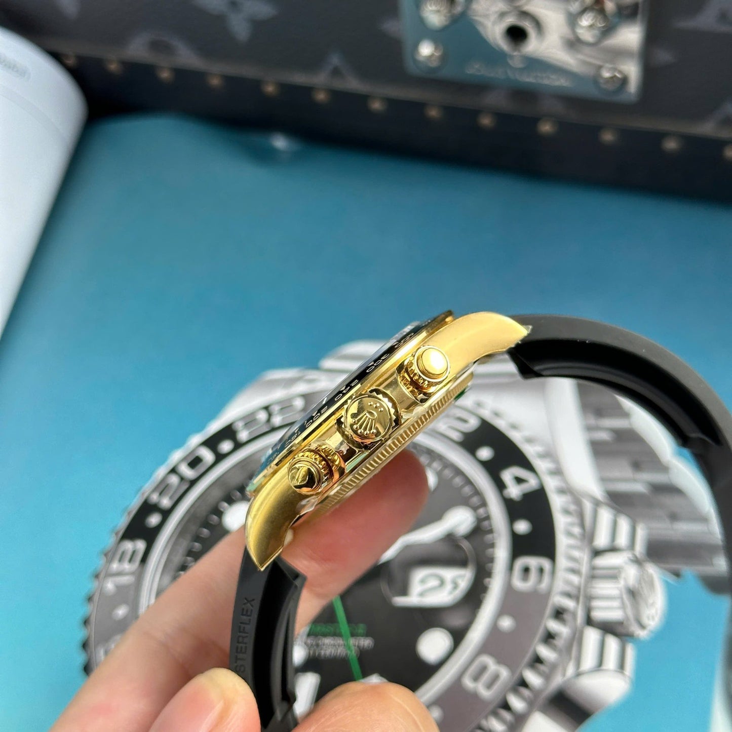 Rolex Cosmograph Daytona 126518LN Copies Watches Turquoise Blue Lacquer Dial THB Factory 40mm