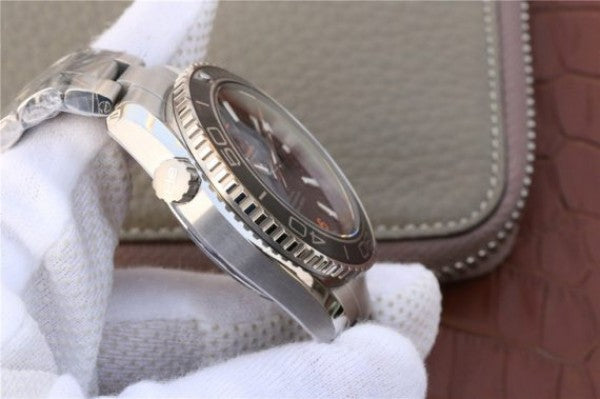 Replica Omega Planet Ocean Professional Ceramic Bezel 45mm OMF Orange Marker SS Bracelet A8500
