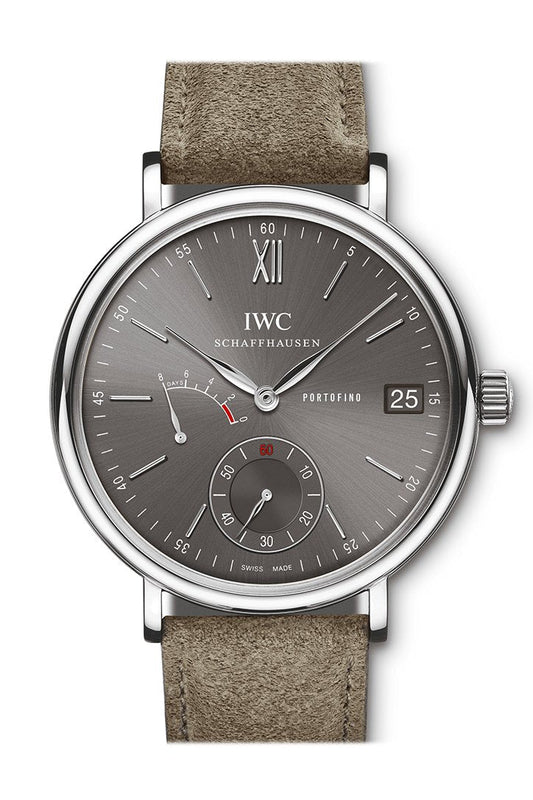 IWC Portofino Hand-Wound Eight Days in Steel Grey Dial IW510115(1:1 replica)