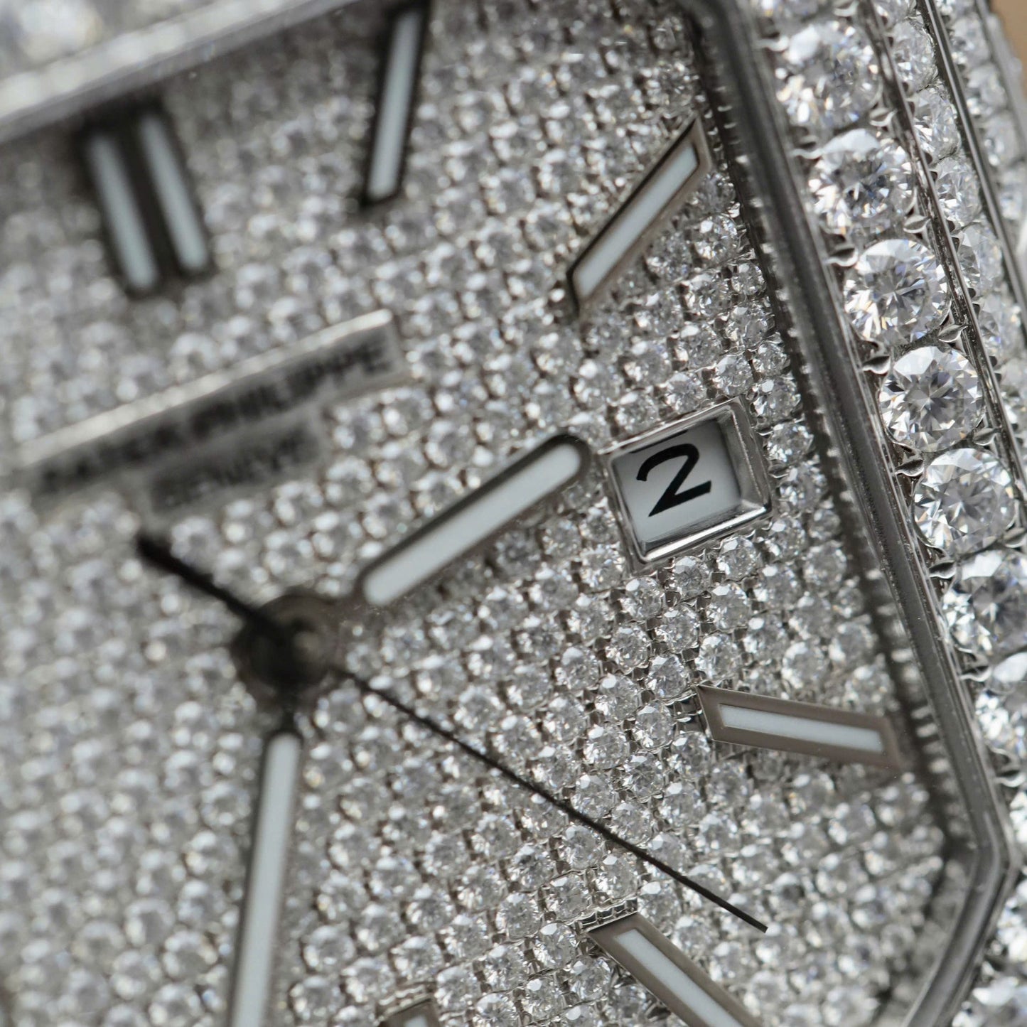 Patek Philippe Cubitus 5821 Copies Watches Diamonds Moissanite Hong Kong Custom 45mm