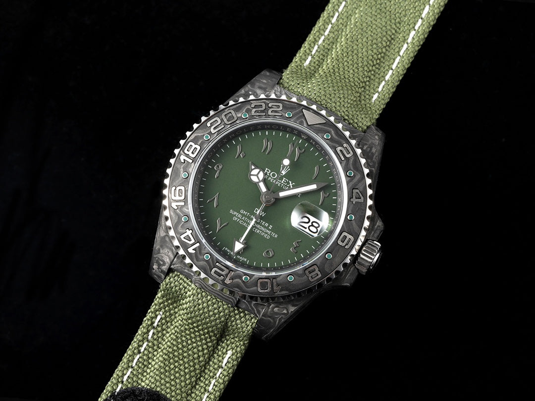 Diw New Rolex Ultra Limited Edition GMT-MASTER II-Carbon Fiber-Green(1:1 replica)
