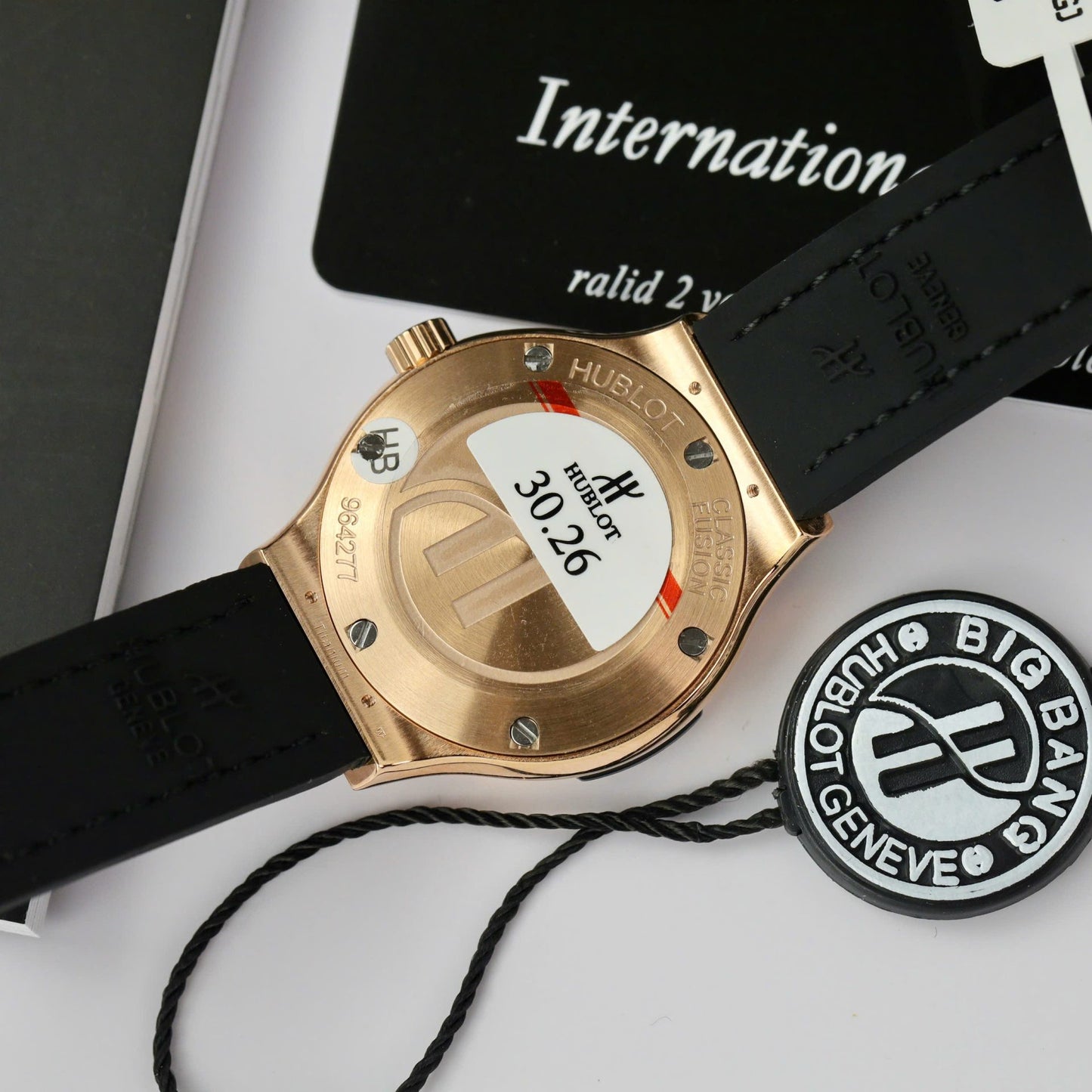 Hublot Classic Fusion King Gold Replica Watches Custom Moissanite Diamonds 33mm