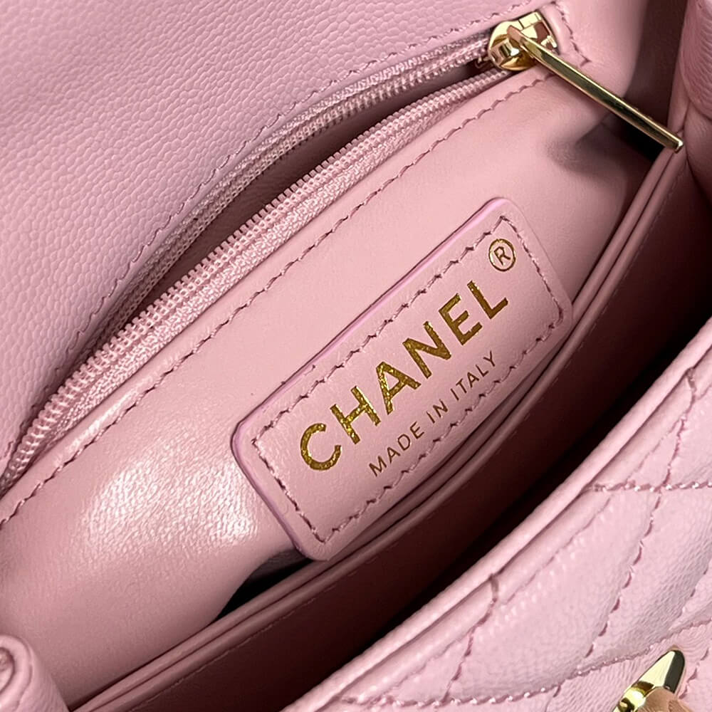 Chanel MINI COCO Handle Bag(HIGH-END GRADE)