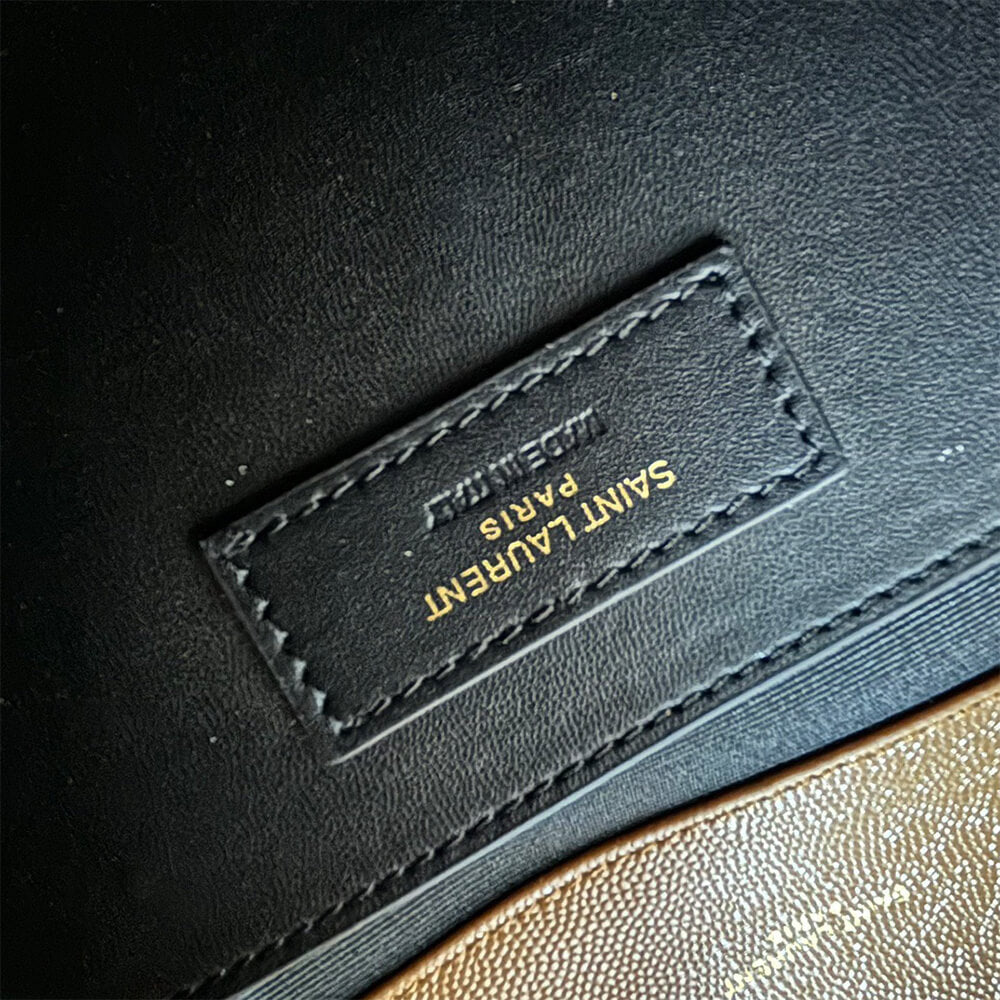 YSL envelope medium in grained leather
