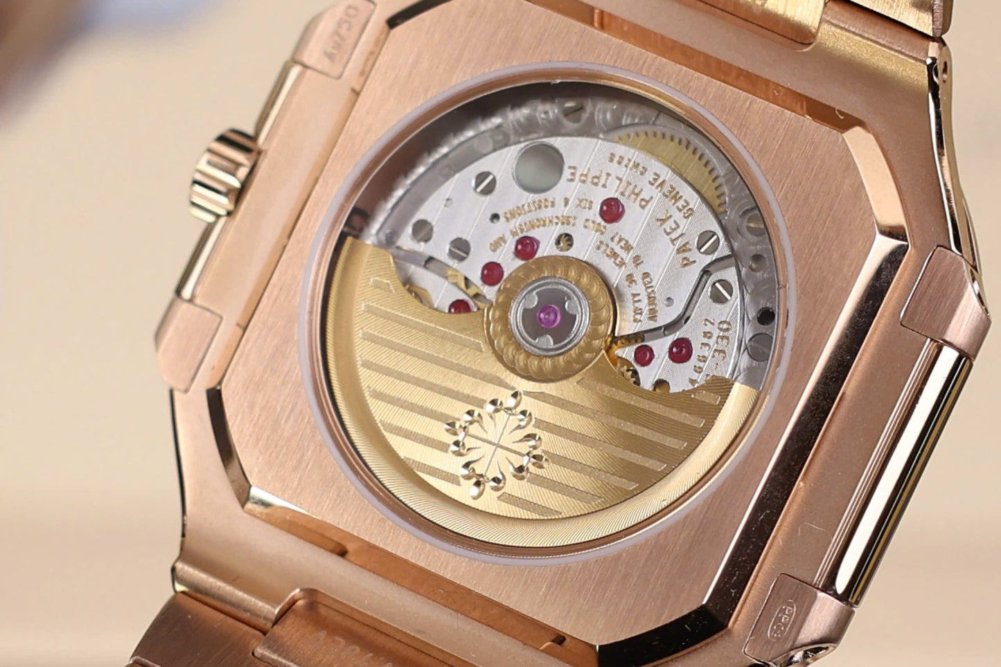 Patek Philippe Cubitus 5821 Replica Watch Rose Gold White Dial TW Factory 45mm