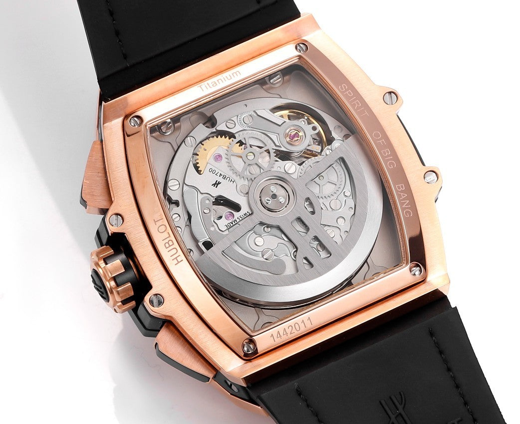 Hublot SPIRIT OF BIG BANG Chronograph, 45 mm Textured rubber strap(1:1 replica)