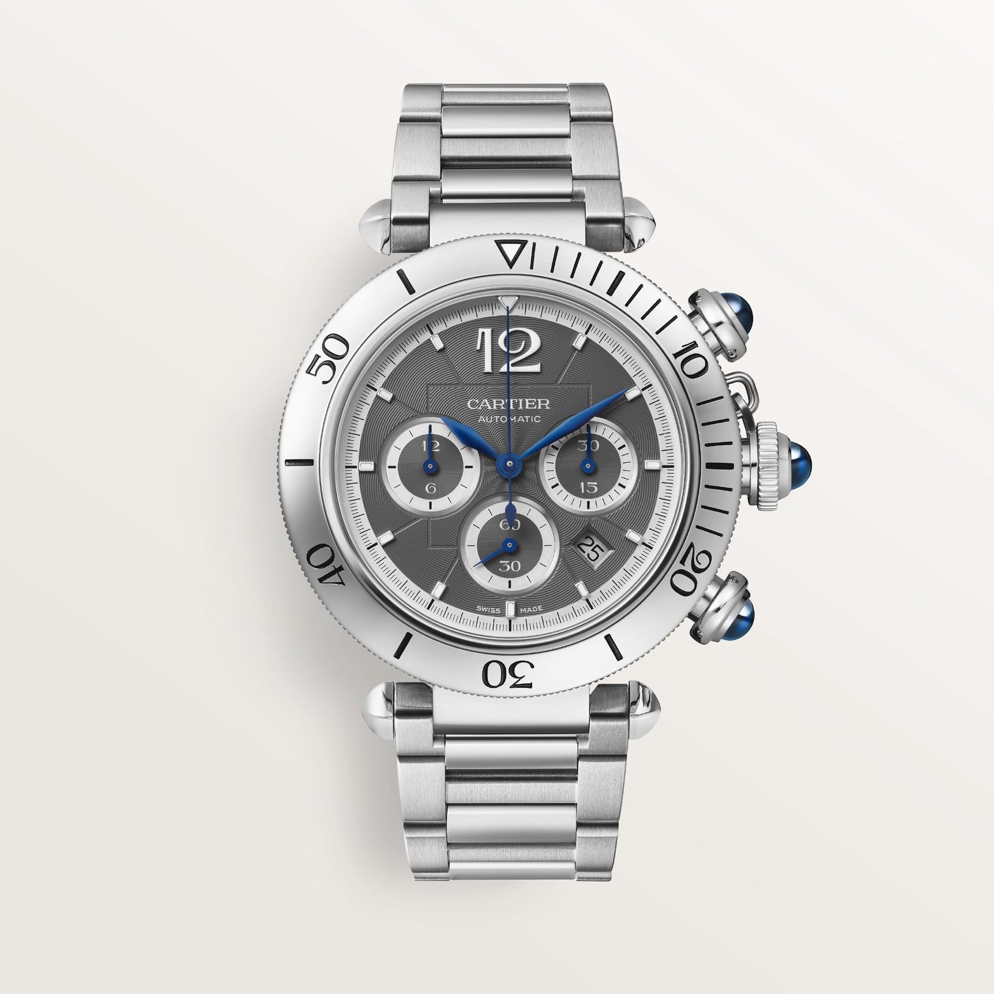 Pasha de fake cartier watch 41 mm chronograph mechanical movement with automatic winding caliber(1:1 replica)