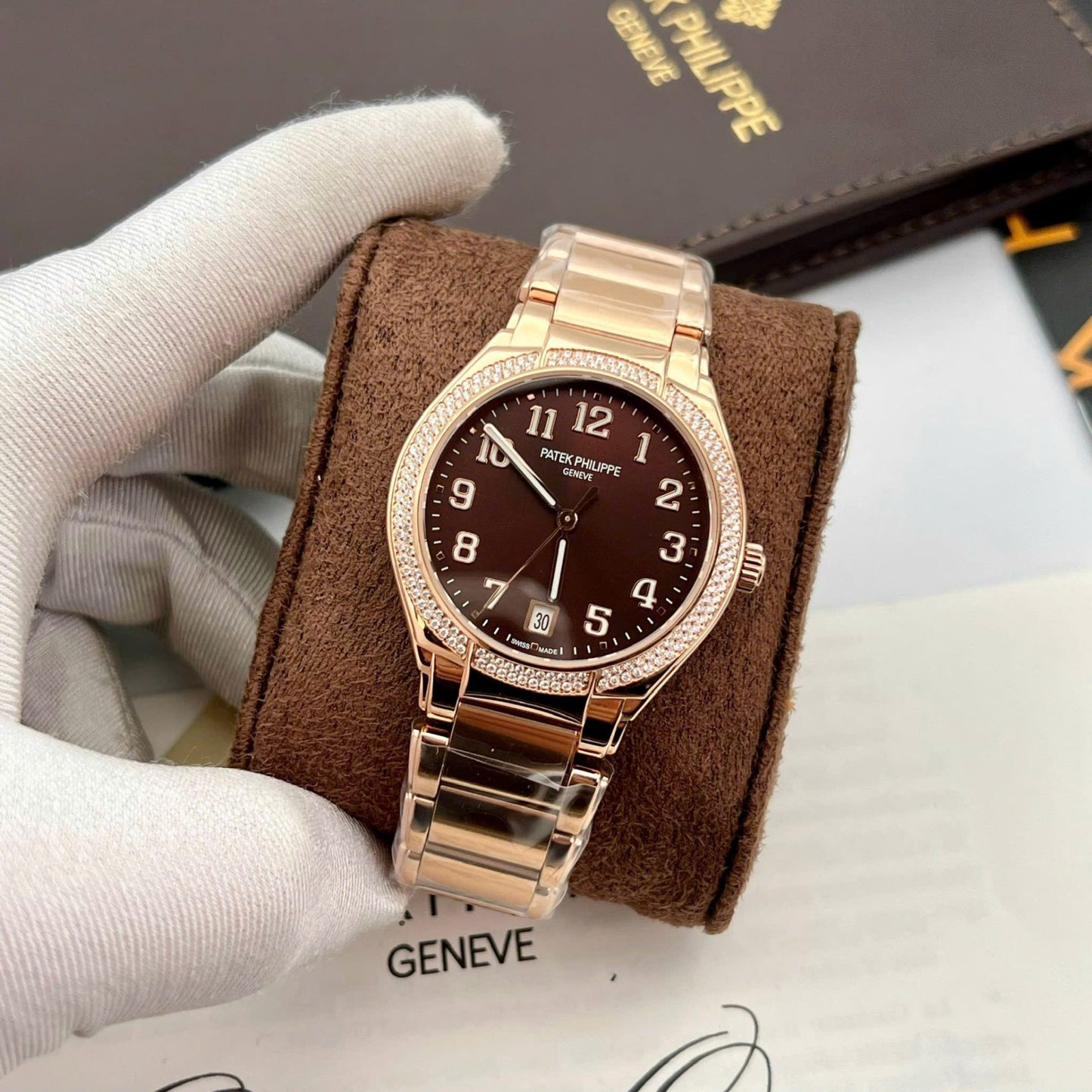 Patek Philippe Twenty 4 7300 Replica 11 Watch Women Metal Strap 36mm