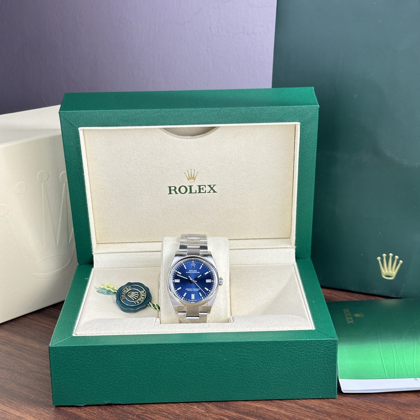 Rolex Replica Watch Oyster Perpetual 126000 Blue Dial Clean Fatory 36mm