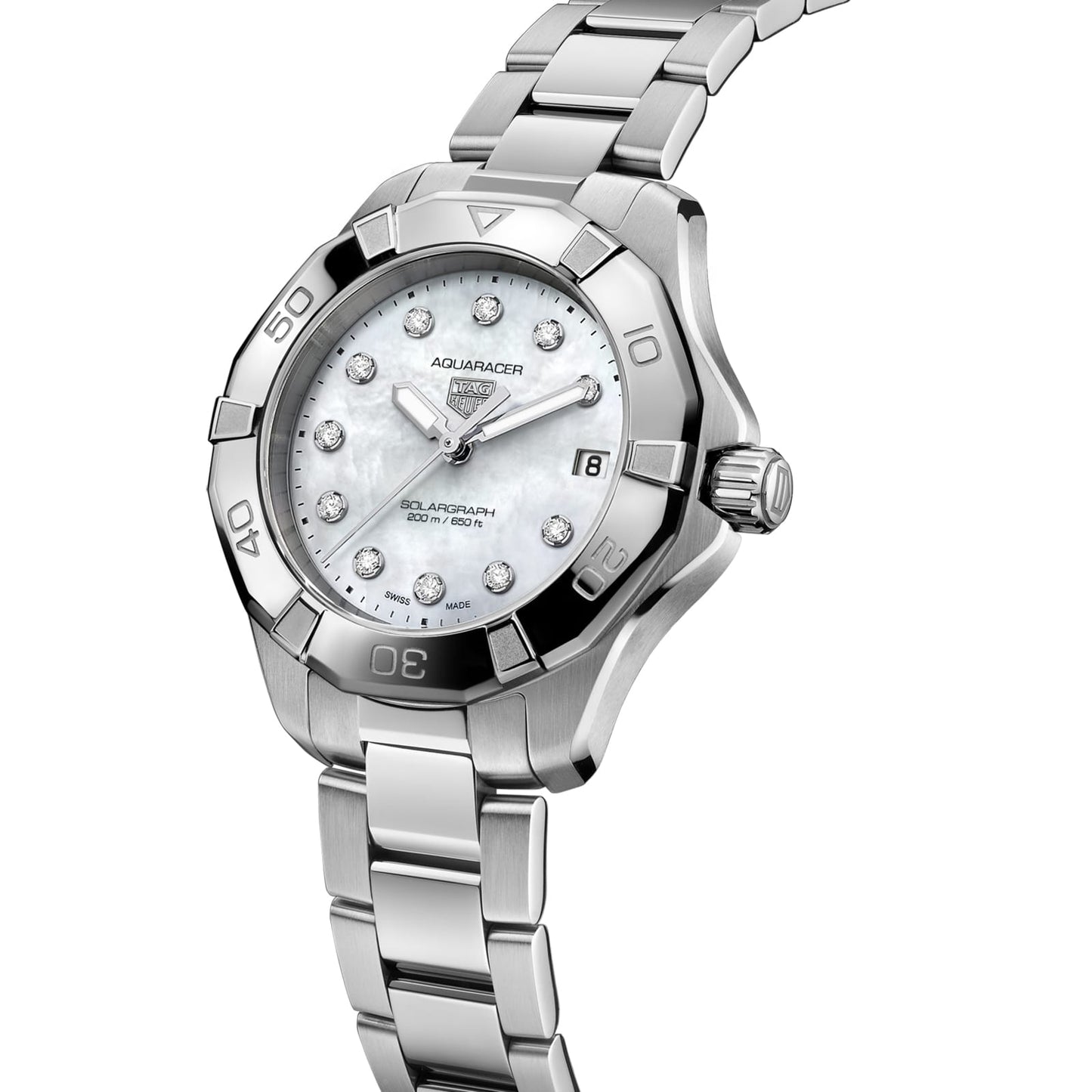 TAG Heuer Replica Watch Aquaracer Professional 200 Solargraph Solar Quartz 34 mm Steel(1:1 replica)