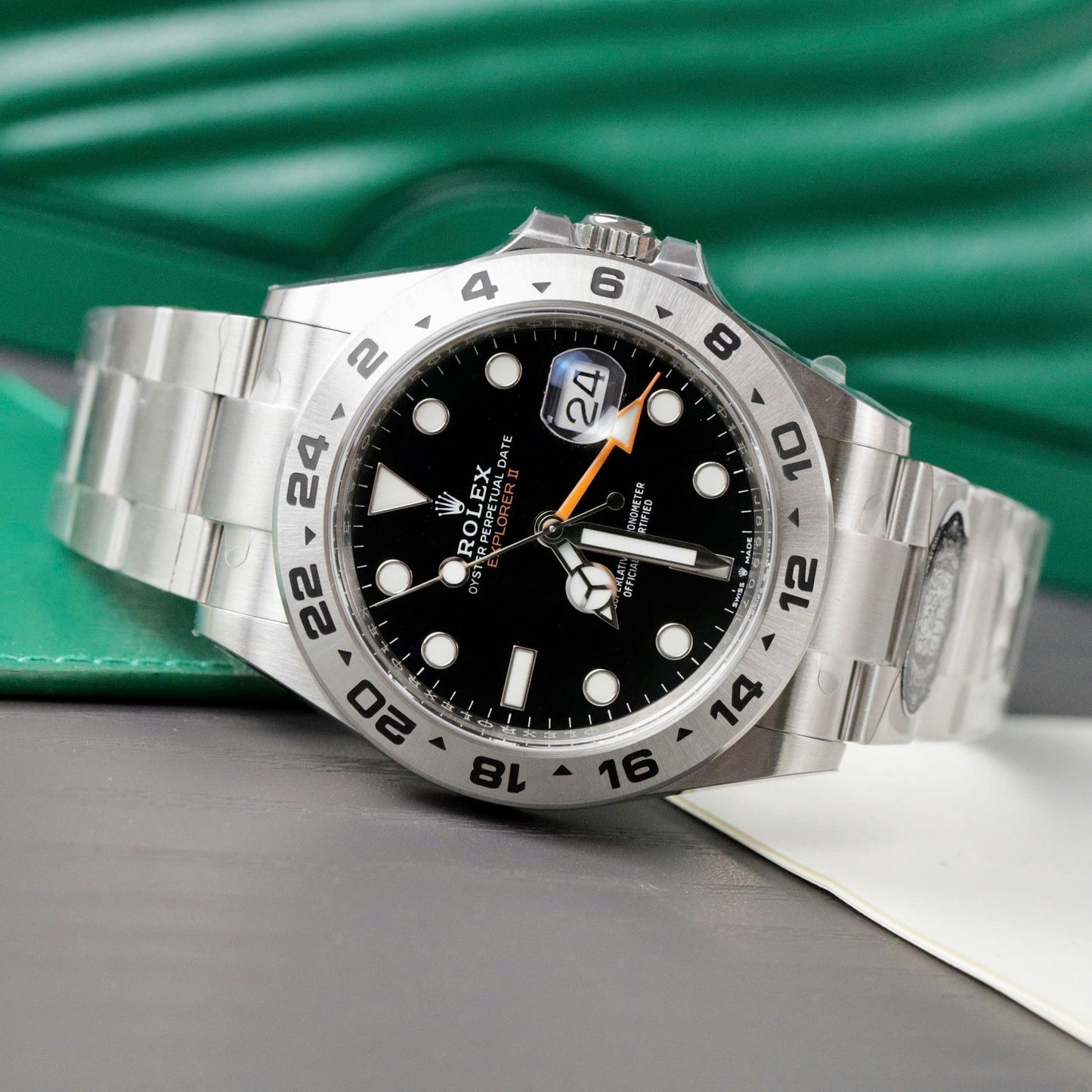 Rolex Explorer II 226570 Fake 11 Watch Black Dial Clean Factory 42mm