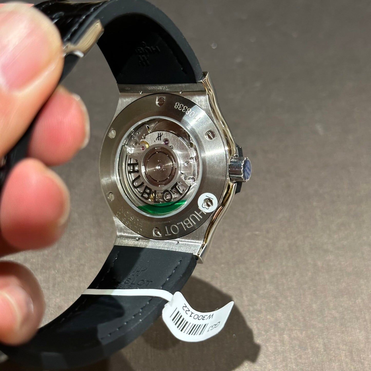Hublot Replica Watch With Full Diamond Moissanite Diamonds Black Dial Men s 42mm