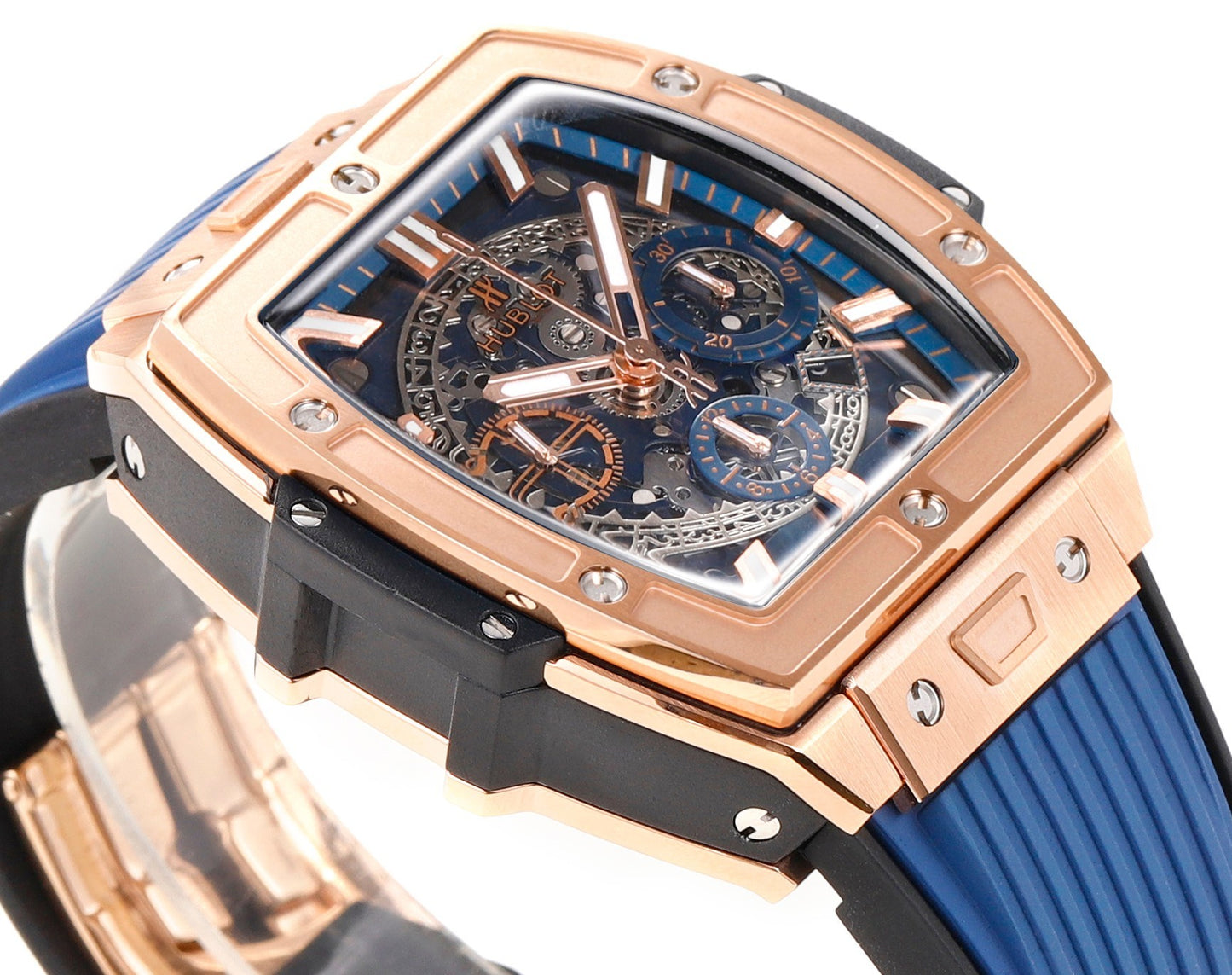 Hublot Spirit of Big Bang Textured Rubber Strap(1:1 replica)