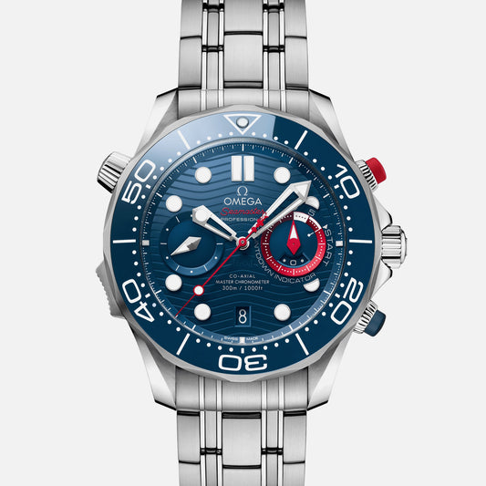 Seamaster Diver 300M Co-Axial Master Chronometer Chronograph 44mm America's Cup 2021(1:1 replica)