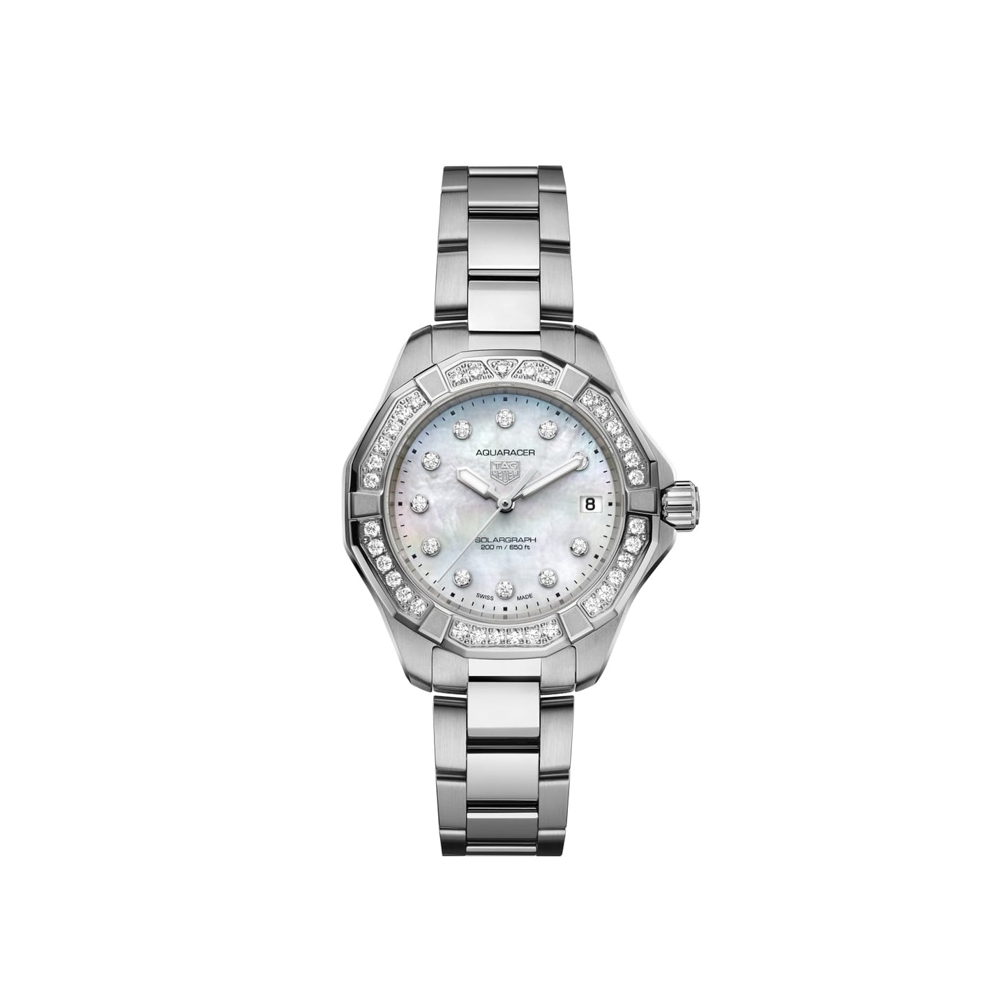 TAG Heuer Replica Watch Aquaracer Professional 200 Solargraph Solar Quartz 34 mm Steel(1:1 replica)