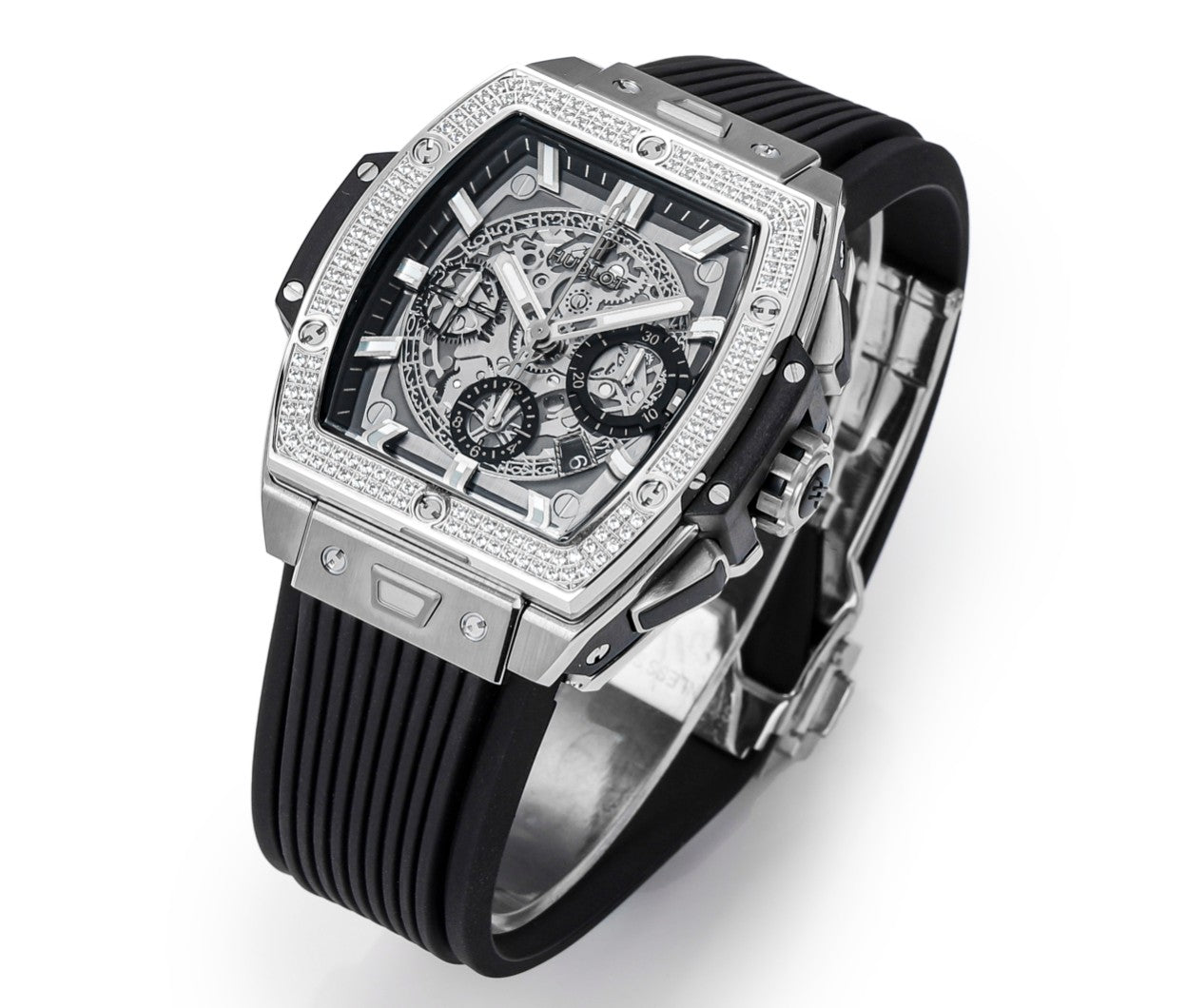 Hublot Spirit of Big Bang Textured Rubber Strap(1:1 replica)