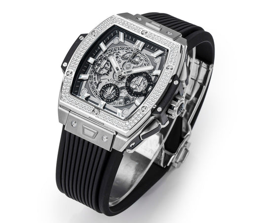 Hublot Spirit of Big Bang Textured Rubber Strap(1:1 replica)